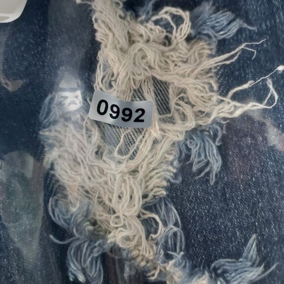 Judy Blue Distressed Jeans Women’s Size 9/29 Blue Denim Stretch Ripped Pants - Picture 13 of 13